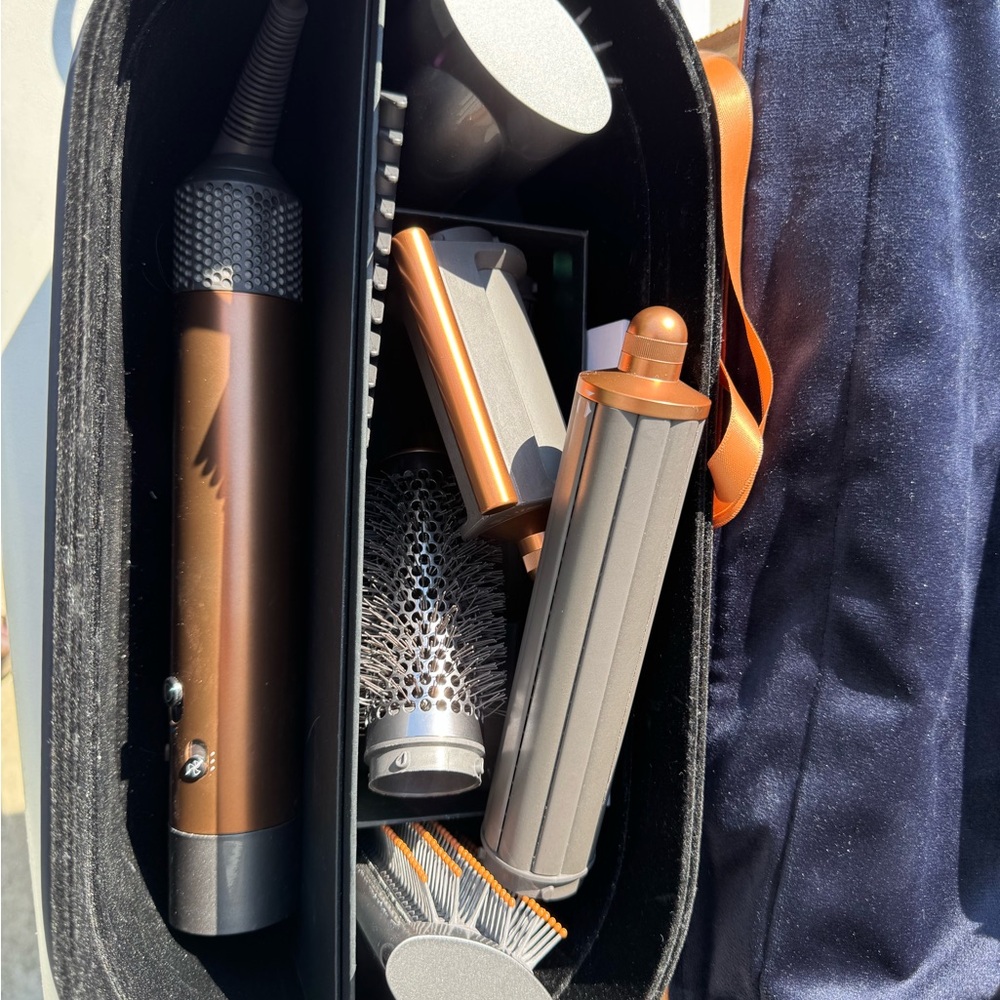 Dyson Airwave Copper and Gray Hair Styling Set